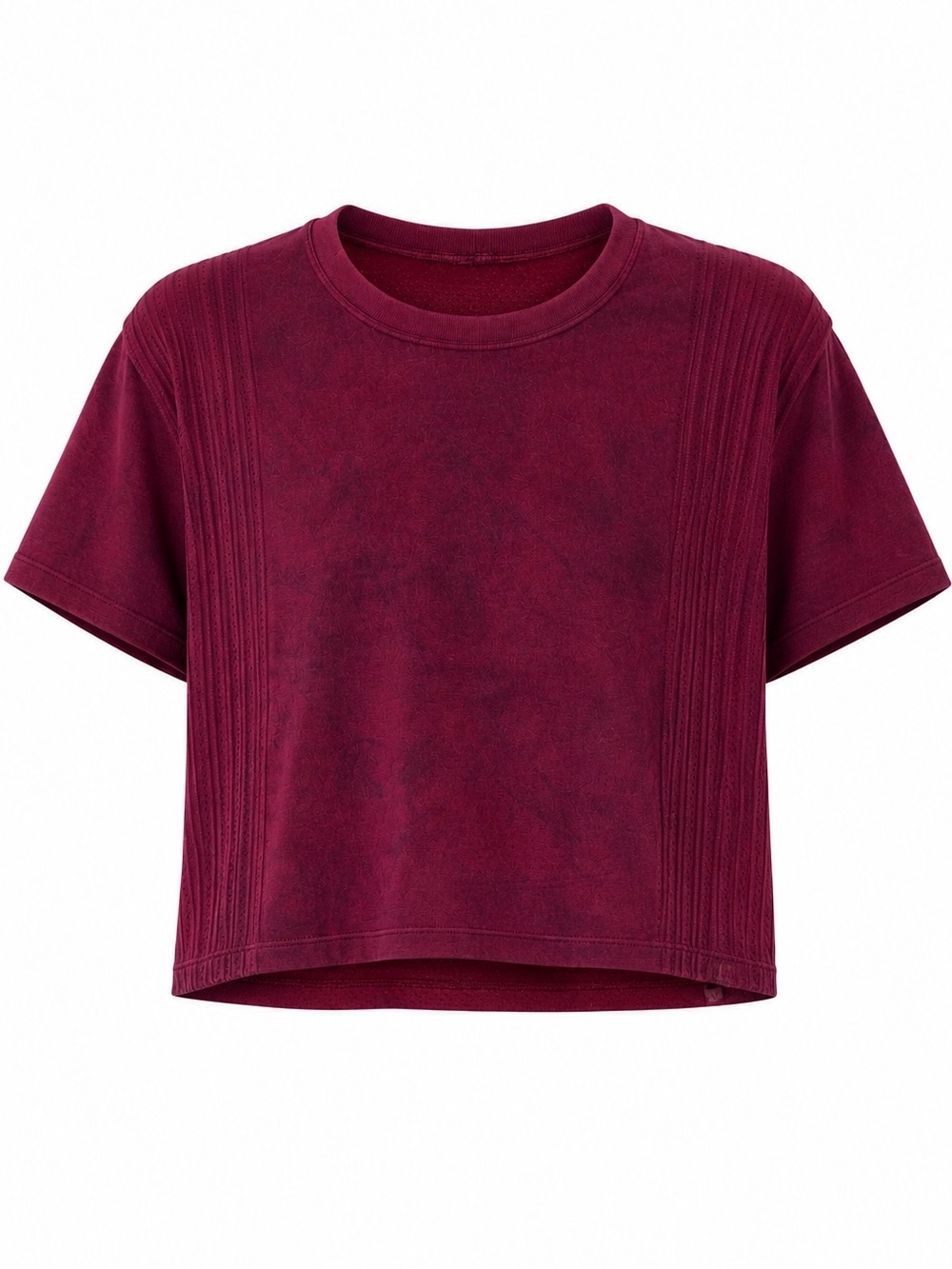 Lululemon Train to Be Short Sleeve Tee Purple Marble Tie Dye Workout Top M